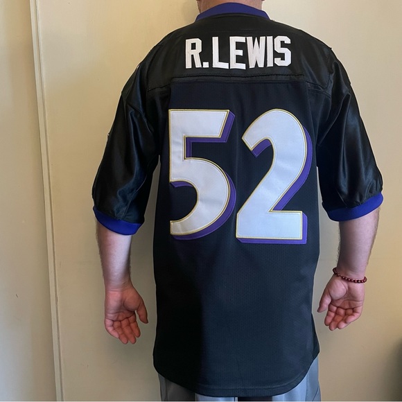 NFL Reebok R. Lewis 52 Jersey - Picture 2 of 8